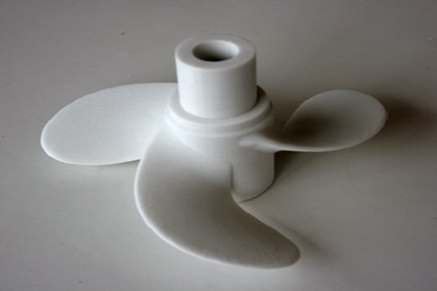 A propeller designed by SLS rapid prototyping