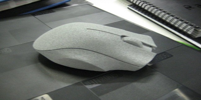 visual prototype of a wireless mouse