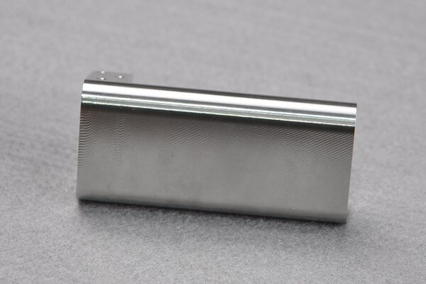 CNC-machined steel part, no hardening