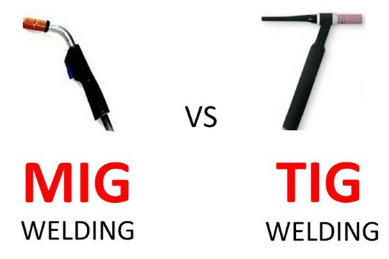components of TIG vs. MIG