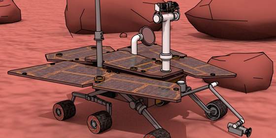 exploration rover on mars