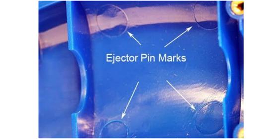 what are ejector pin marks