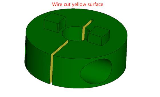 wire cut surface