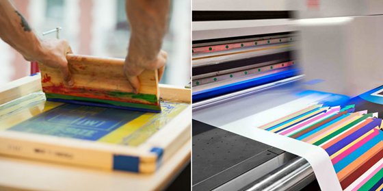 Replacing the screen printing fabric 