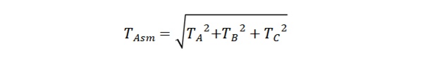 assembly tolerance formula