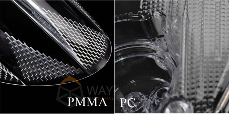 polished pmma vs pc